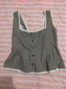 gingham top