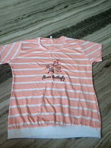 Striped Butterfly T-Shirt
