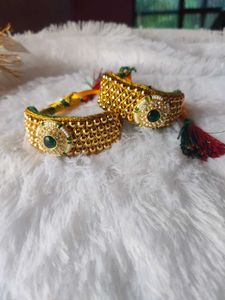 Exquisite Gold Beaded Bracelets