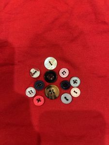 Y2K Red Halter Neck Top with Button Detail