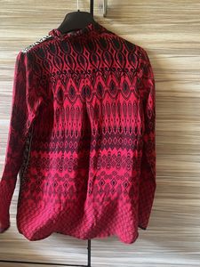 Boho Print Button-Up Shirt Global Desi