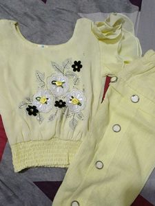 Yellow girls dress