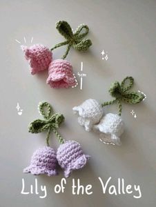 Lily of the valley keychain