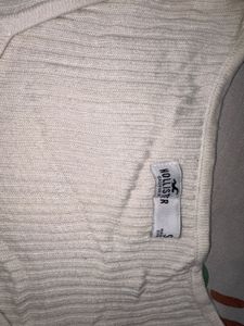 Hollister California Ribbed V-Neck Top