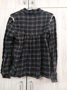 Cozy Plaid Long Sleeve Top
