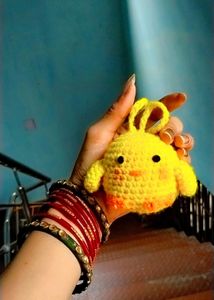 Crochet Chick charm