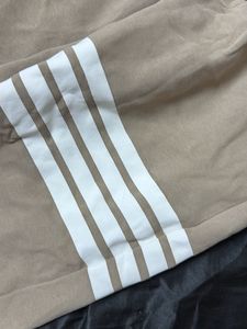 Men's Beige Striped Joggers