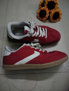 Red &amp; White Sneakers - Size 38
