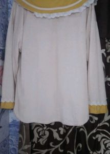 Cute Cartoon Print Top
