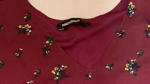 Maroon Mini Dress