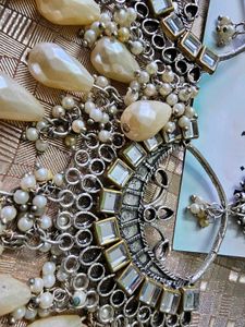 ✨ Beautiful Oxidised Statement earrings Set for Sa