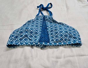 Mossimo Geometric Print Halter Bikini Top