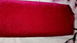 Magenta Leisure Wear Pyjamas In Velvet Fabric