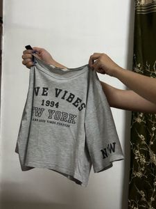 h&amp;m shoulder tee