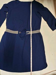 Navy Blue Casual Dress