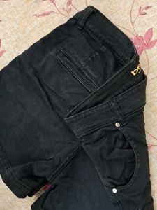BeBe black denim shorts