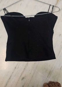 Chic Zara Black Corset Top