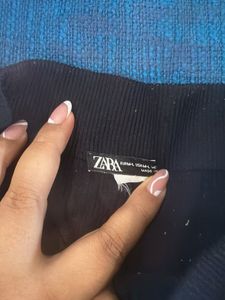 Black Ribbed Leggings