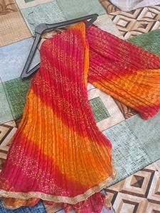 bandhani multi duppta for navratri