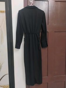 Black Bodycon shirt dress