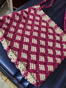 Handmade Macrame Shoulder Bag for Women