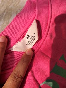 Nirvana Pink Graphic Sweatshirt