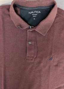 Men's Maroon Polo T-Shirt