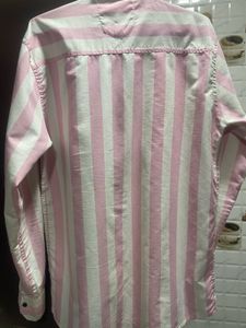 Striped Pink Western Shirt