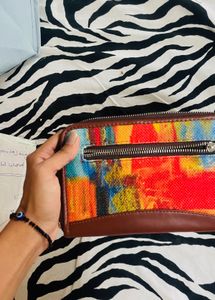 Artistic Zip-Around Wallet