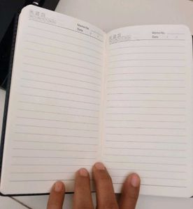 Gift Set:- Ascolite Black Notebook and Pen Set