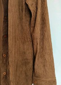 LUGO Crinkled Brown co-ord