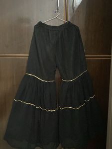 Black sharara set With Duptta for Party