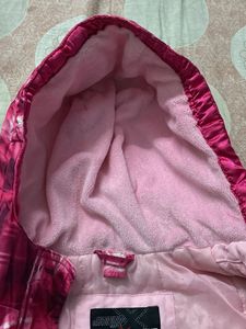 Pink Patterned Kids Jacket