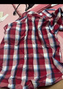 Here n Now Checked Casual Shirt - Red &amp; Blue