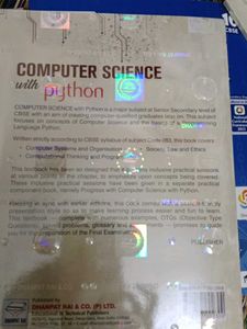 Computer Science with Python Book