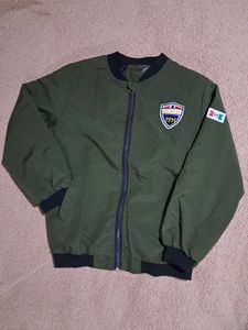 Olive Green Bomber Jacket