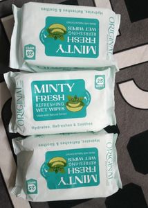 Minty Fresh Refreshing Wet Wipes