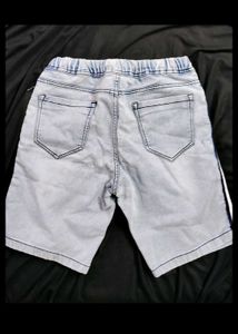 Men's Light Wash Denim Shorts