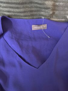 Chic Purple Wrap Dress