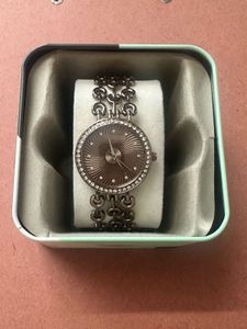 Brown Dial Stone Studded Elegant Women's Watch
