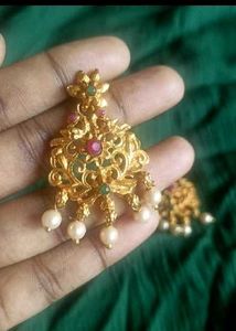 Vintage Style Gold-Tone Drop Earrings