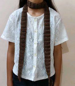 skinny Brownie scarf 🧣