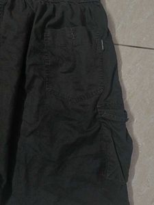 Black Cargo Shorts