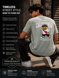 Los Angeles Bear Graphic Tee - Size XL