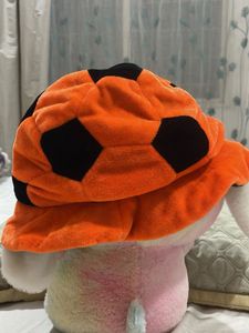 Cute Orange Football Hat