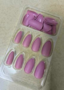 Mauva Matte light purplish Press-On Nails