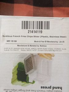 Potato Cutter Hand Press
