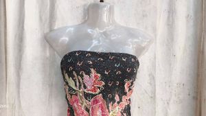Boho Floral Print Bandeau Top
