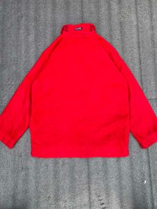 Red 'PURE' Fleece Jacket