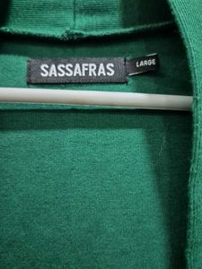 Green Duster Cardigan